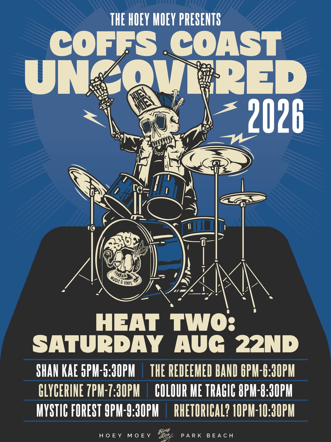 Coffs Harbour, NSW gig poster